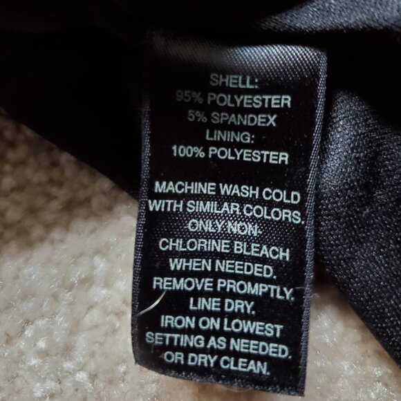 Black Formal Stretchy Dress with lining. Size 12. Fits Size 8-10 - Picture 6 of 7